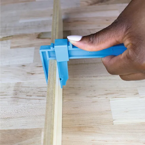 Miniatura 4 de Excel Blades Juego de abrazaderas de barra de plástico ajustables de 7 pulgadas, paquete de 4 mini abrazaderas y esparcidores para construcción