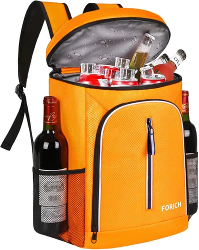 FORICH - Mochila térmica suave, con aislamiento impermeable, a prueba de fugas, mochila portátil de tamaño pequeño para trabajar, almuerzo, viajes,