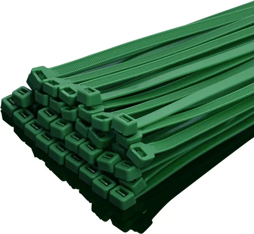 Miniatura 11 de XINGO Bridas Negras de 14 Pulgadas de Servicio Pesado Paquete de 100, Resistencia a la Tracción de 120 LBS, Bridas de Cable de Nailon Premium, Negro