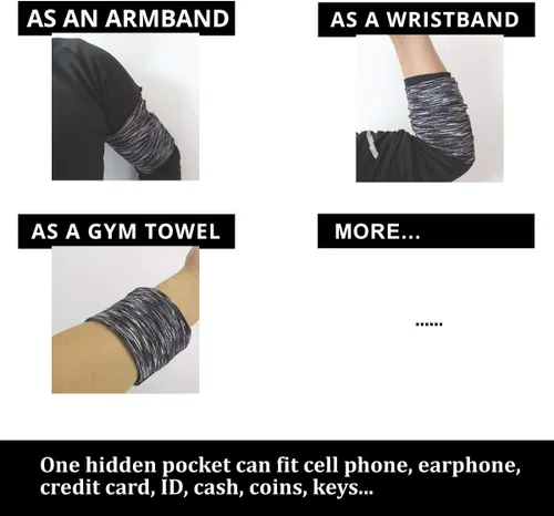 Miniatura 5 de 2 unidades pequeñas de fitness para teléfono celular para fitness, correr, brazo, bolsa para entrenamiento de fitness para iPhone 5 5S SE 6 6S 7 8