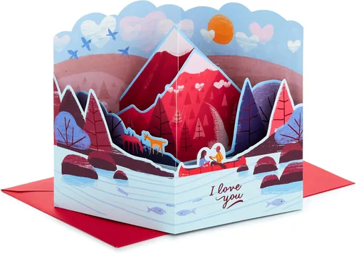 Miniatura 7 de Hallmark Paper Wonder - Tarjeta desplegable para el día de San Valentín para marido, esposa, novio, novia (barco de pesca)
