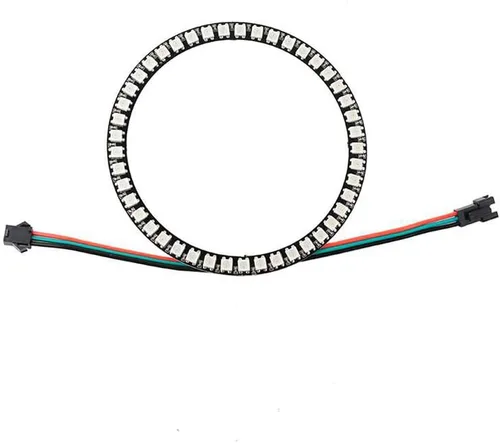 Miniatura 7 de Anillo LED direccionable WS2812 de 8 bits con cable SM2.54-3P, DC5V WS2812B 5050 RGB LED con controladores integrados de píxeles de control