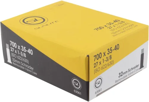 Miniatura 46 de Sunlite Tubos de válvula Schrader Standad, varios tamaños Negro
