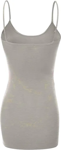 Miniatura 245 de Emmalise Camisola larga casual básica para mujer, con tirantes ajustables, top en capas