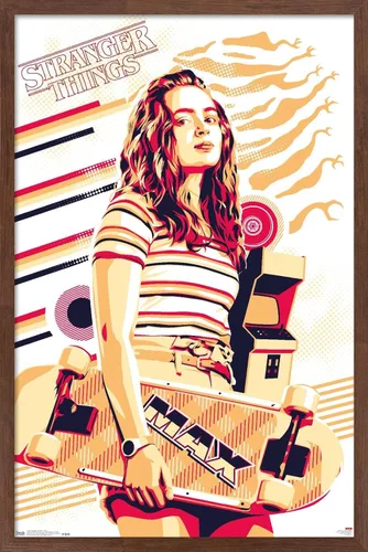 Miniatura 16 de Trends International Netflix Stranger Things: Season 3 - Póster de pared máximo, 14.725 x 22.375 pulgadas, versión enmarcada de madera de granero