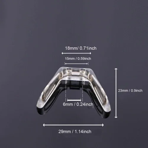 Miniatura 2 de Gafas de silicona suave, puente de silla, almohadillas para la nariz, núcleo de metal en forma de U y destornillador para gafas de sol, gafas