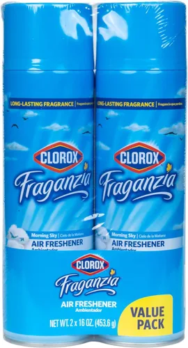 Miniatura 10 de Clorox Fraganzia - Ambientador en aerosol en aerosol con aroma a ráfaga de cereza, eliminador de olores de larga duración y ambientador