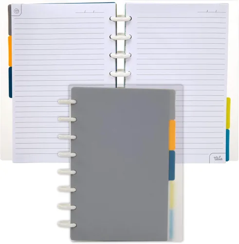 Miniatura 152 de Talia - Cuadernos de notas con tapas, planificador, personalizables, (Azul de Verano, Junior (5.5 pulgadas x 8.5 pulgadas)) Azul verano
