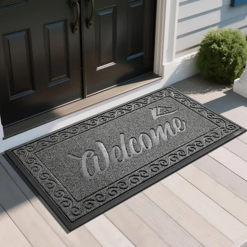 Miniatura 26 de Yimobra Tapete de Bienvenida, Tapetes de Puerta Resistentes y Duraderos para Entrada del Hogar Exterior Interior, Tapete Delantero para Patio