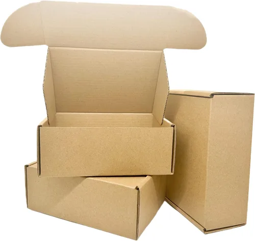 Miniatura 14 de Cajas de envío pequeñas de 6 x 6 x 1 pulgadas, paquete de 50 cajas de envío de cartón corrugado, caja de correo móvil para negocios