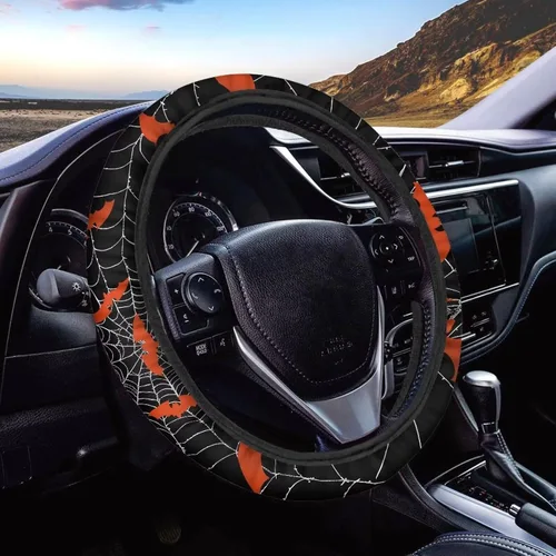 Miniatura 26 de Asian Dragon - Funda universal para volante de automóvil, accesorios interiores de automóvil, lavable, transpirable, funda para volante