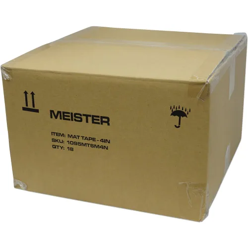 Miniatura 7 de Meister Cinta adhesiva prémium para esterillas de lucha libre, agarre y ejercicio, transparente, 4 pulgadas x 84 pies, 3 rollos