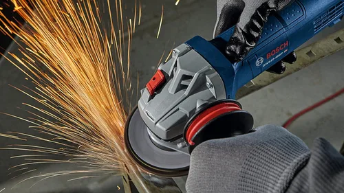 Miniatura 6 de Bosch GWS10-450P Amoladora angular ergonómica de 4-1/2 pulgadas con interruptor de paleta