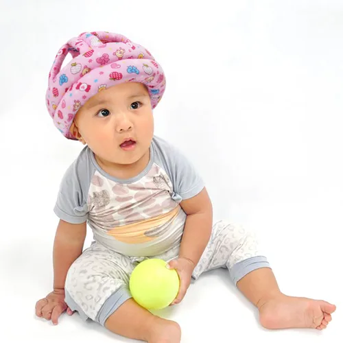 Miniatura 2 de FLYPARTY Gorra de seguridad ajustable para bebé y niño pequeño (dulces rojos)