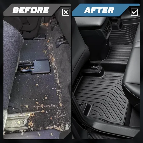 Miniatura 2 de Alfombrillas de piso de ajuste personalizado para Toyota Rav4 2025 2024 2023 2022 2021 2020 2019 (No para híbrido o Prime), Alfombrillas de maletero