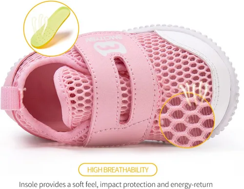 Miniatura 135 de BMCiTYBM Zapatos de bebé para niños pequeños, zapatillas de malla transpirable antideslizantes