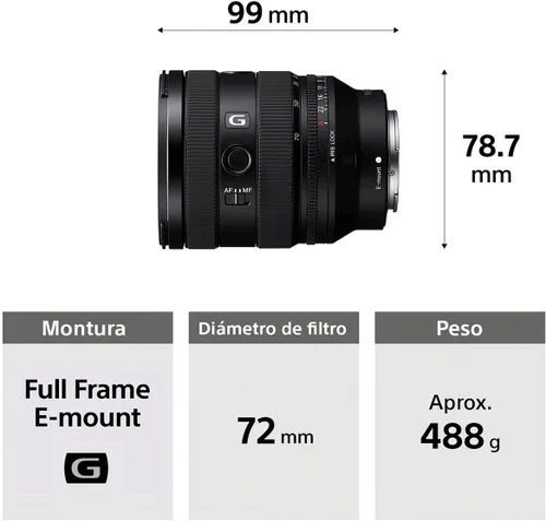 Miniatura 4 de Sony FE 20-70 mm f/4 G Lente (Sony E)