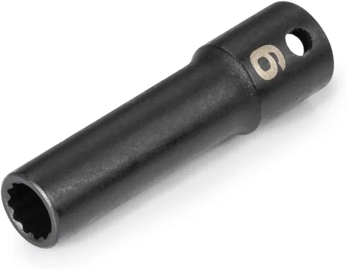 Miniatura 48 de TEKTON Accionamiento de 3/8 pulgadas x 1 pulgada Zócalo de impacto de 12 puntos poco profundo SID12225