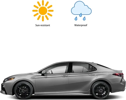 Miniatura 4 de CKE Compatible con Toyota Camry 2024 2023 2022 2021 2020 2019 2018 Accesorios (No se ajusta a 2025+) Rejillas laterales traseras deportivas