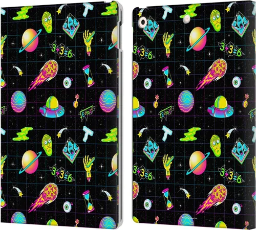 Miniatura 15 de Head Case Designs Funda de piel con licencia oficial de Rick and Morty Aliens Season 3, compatible con Apple iPad 10.2 2019/2020/2021