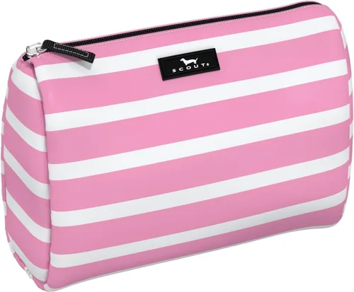 Miniatura 16 de SCOUT Packin' Bolsa de maquillaje térmica, gran bolsa de aseo y maquillaje resistente al agua para mujeres, con cierre de cremallera