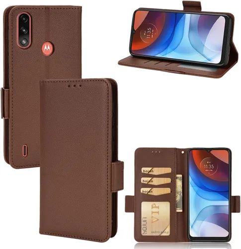 Miniatura 247 de Funda de piel sintética compatible con Motorola Moto E22 4G, funda de piel sintética compatible con Motorola Moto E22i 4G, color negro