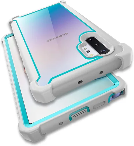 Miniatura 13 de Funda KSELF para Samsung Galaxy Note 10 Plus con protector de pantalla, funda protectora de cuerpo completo híbrida de doble capa a prueba de golpes