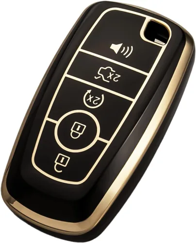 Funda para llavero OFFCURVE para Ford, estuche de llave de TPU premium con protección completa compatible con Ford Fusion Explorer Escape F150 F250