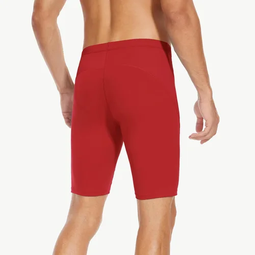 Miniatura 42 de Traje de baño deportivo competitivo para hombre, traje de entrenamiento de resistencia de carreras, pantalones cortos de natación de secado rápido