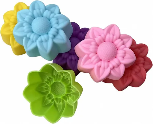 Miniatura 23 de 36 PCS Moldes para Hornear en Forma de Flor de Silicona Grado Alimenticio Antiadherente Mini Bandejas para Cupcakes, Pudines, Chocolates