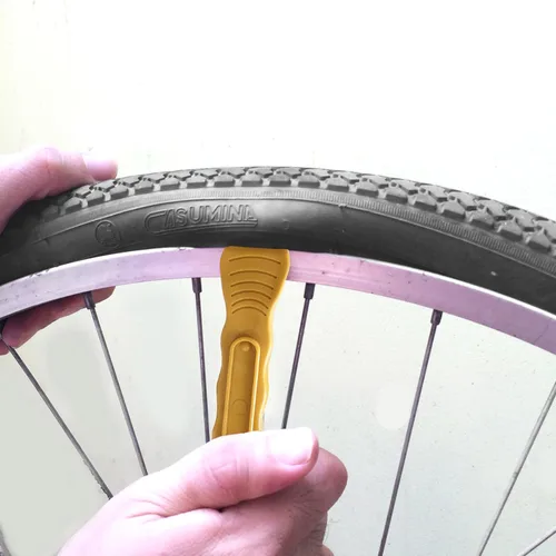 Miniatura 5 de Palanca para neumático de bicicleta – Palanca premium de plástico endurecido para reparar llanta de bicicleta– debe tener kit de herramientas