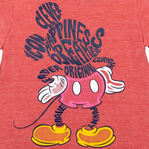 Miniatura 5 de Disney Camisetas sin botones de Mickey Mouse para niños pequeños a grandes