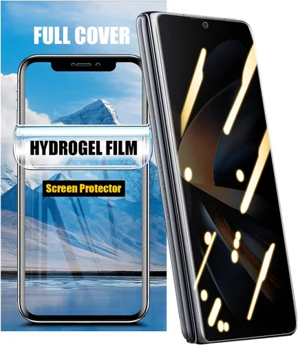 Miniatura 8 de LOOKSEVEN Paquete de 2 protectores de pantalla de hidrogel de privacidad para Samsung Galaxy S21, película protectora de TPU suave de alta