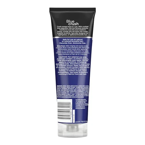 Miniatura 10 de John Frieda Blue Crush - Juego de champú y acondicionador para morenas, nutre el cabello teñido y natural, pigmentos azules para cabello castaño