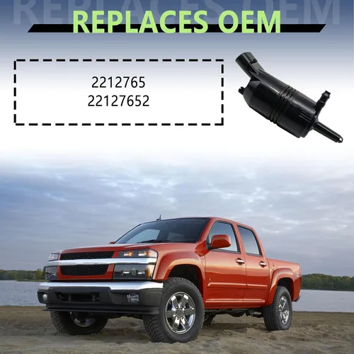 Miniatura 7 de Bomba de lavado de parabrisas, compatible con Chevy Tahoe Silverado Traverse V1500 V2500 V3500 K1500 K2500 K3500, bomba de líquido de lavadora