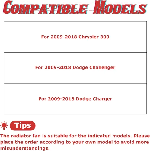 Miniatura 6 de PartsFlow Conjunto de ventilador de refrigeración del radiador del motor para Chevrolet Equinox 2006-2008 para Pontiac Torrent 621-052 2006-2008