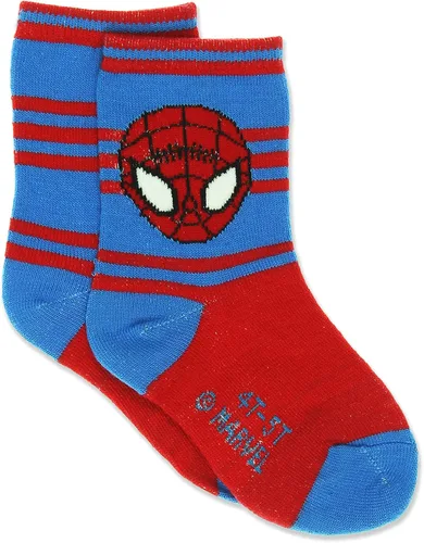 Miniatura 3 de Super Hero Adventures Spider-Man - Calcetines para niños pequeños, paquete de 6