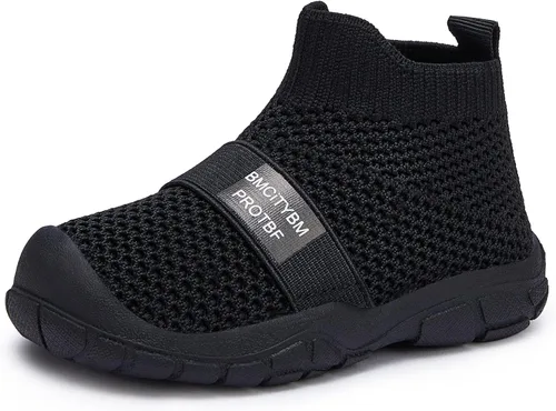 BMCiTYBM Zapatos de bebé niño y niña, zapatos transpirables para caminar, ligeros, antideslizantes, 6, 9, 12, 18, 24 meses