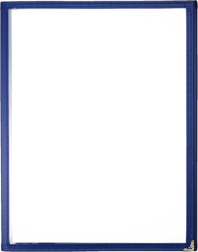 Miniatura 2 de Winco cubierta para menú, sencillo, 9.8 in x 12.4 in, negro