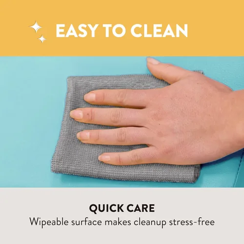 Miniatura 8 de Cambiador portátil contorneado para bebé, esencial para recién nacidos, espuma de mar/gris claro