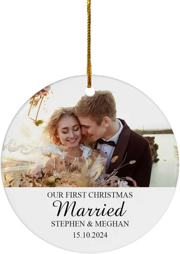 Miniatura 12 de FLOCHIL Adorno personalizado para la primera Navidad del bebé con nombre de foto, adorno personalizado para la primera Navidad, regalos para bebés