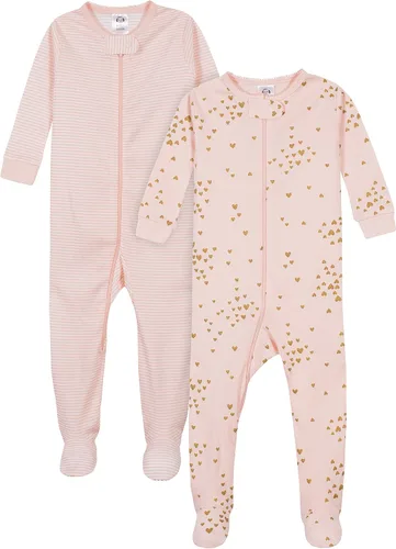 Gerber - Pijamas para niño con cobertura hasta los pies paquete de 2 unidades