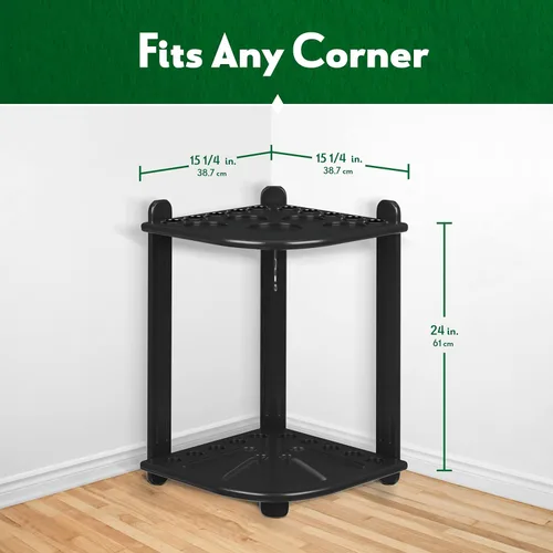 Miniatura 5 de Soporte para Palos de Billar - Solo Rack para Tacos - Soporte de Madera con Capacidad para 8/10 Palos de Billar, un Juego Completo de Bolas e