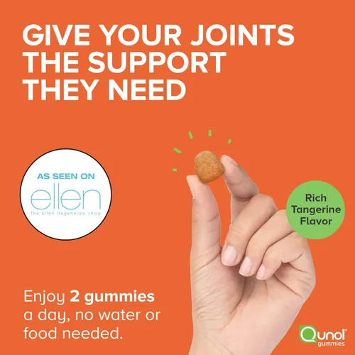 Miniatura 3 de Gomitas de cúrcuma y jengibre, gomita Qunol con 500 mg de cúrcuma + 50 mg de jengibre, suplemento de apoyo articular, tumérica y jengibre de ultra