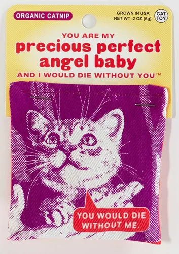 Miniatura 17 de Blue Q I Love My A'hole Cat Catnip Toys - Juguetes duraderos para gatos para morder, hierba gatera orgánica cultivada en Estados Unidos, suministros