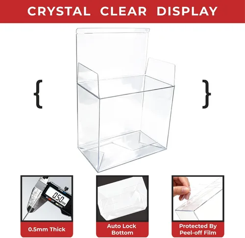 Miniatura 2 de Heetobcos Funda protectora ETB de plástico PET – 0.020 in transparente Elite Trainer Box Protector – Funda ETB compatible con cajas Elite Trainer
