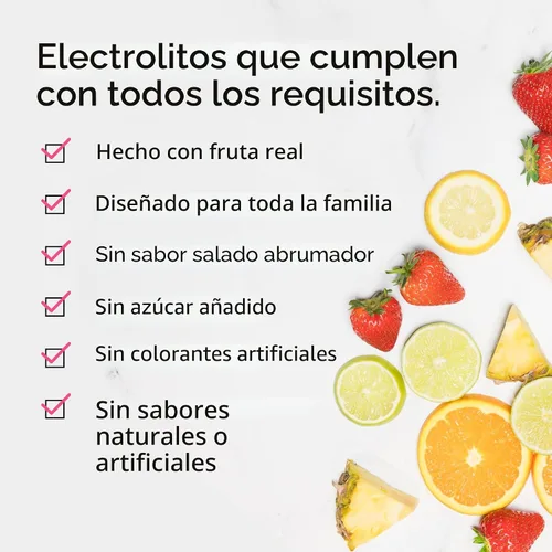 Miniatura 3 de JUST INGREDIENTS Paquete de muestra de electrolitos – Variedad de 10 barras Paquetes de polvo de hidratación Electrolitos de fruta real