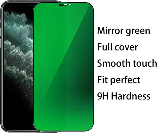 Miniatura 6 de Espejo de vidrio templado antiazul, protector de pantalla anti-espía, película antiespía para iPhone 11 Pro Max/iPhone XS Max, 6.5 pulgadas