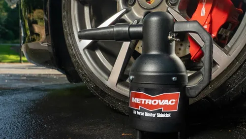 Miniatura 6 de METROVAC Air Force Blaster Sidekick Secador de Aire para Vehículo Pequeño o Motocicleta Metro Vacuum Hecho en EE.UU Negro - Velocidad única