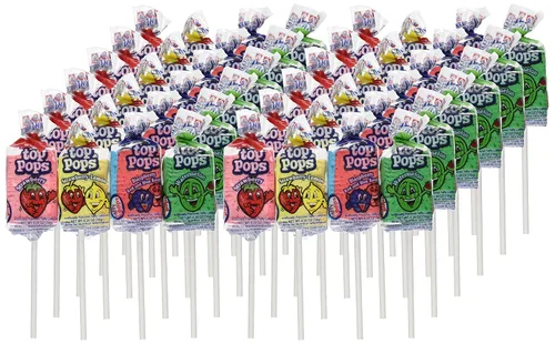 Miniatura 4 de Top/Taffy Pops Sabores Surtidos 48ct